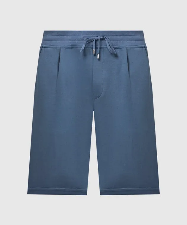 MooRER Pantaloncini blu Broderick BRODERICKIT