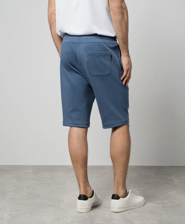 MooRER Pantaloncini blu Broderick BRODERICKIT