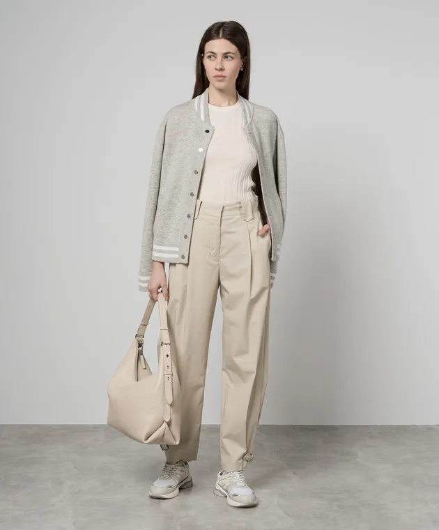 MooRER Pantaloni beige KARLY KARLYSFO