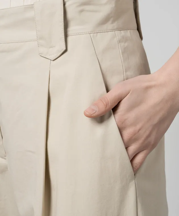 MooRER Pantaloni beige KARLY KARLYSFO