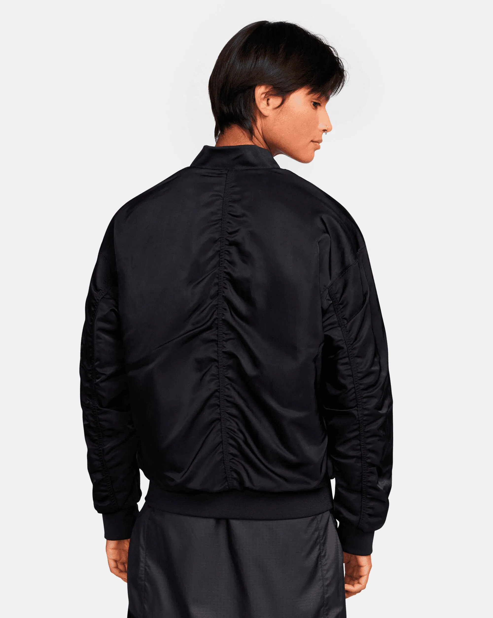 Nike Giacca Bomber Varsity 2 in 1 Nero Donna