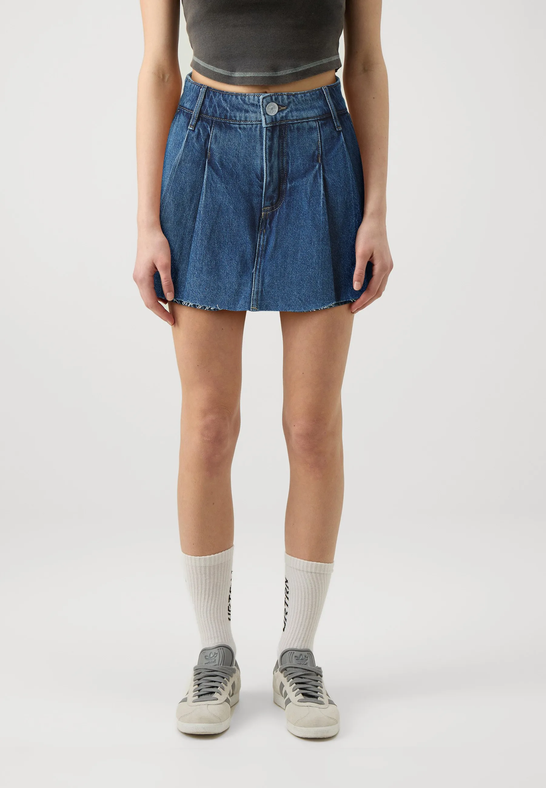 ONLBLOOM PLEAT SKORT - Gonna di jeans