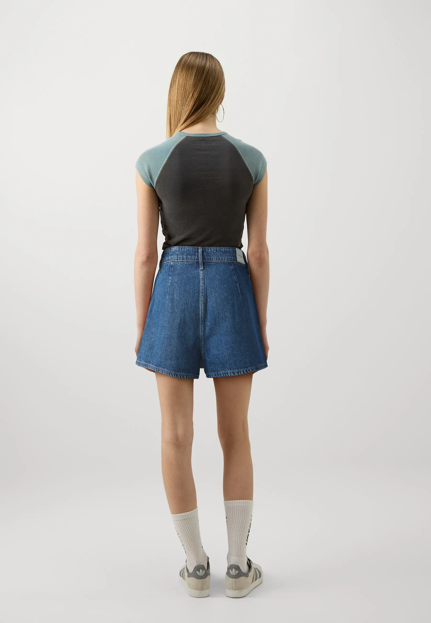 ONLBLOOM PLEAT SKORT - Gonna di jeans