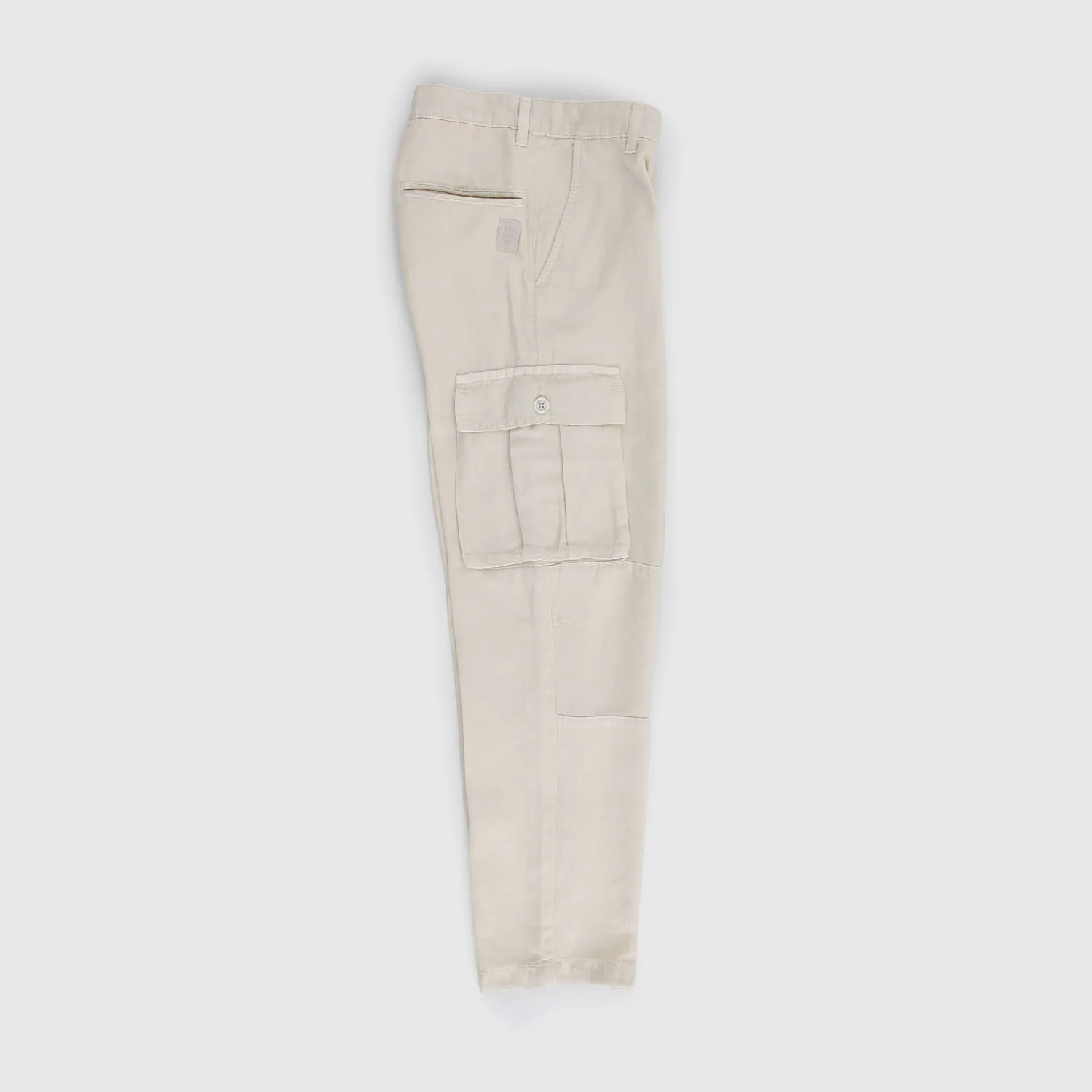 Pantalone Lungo Beige Cargo