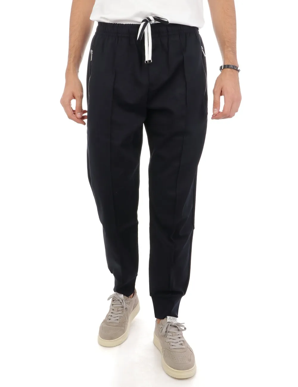 Pantalone Tuta in cotone Blu Navy