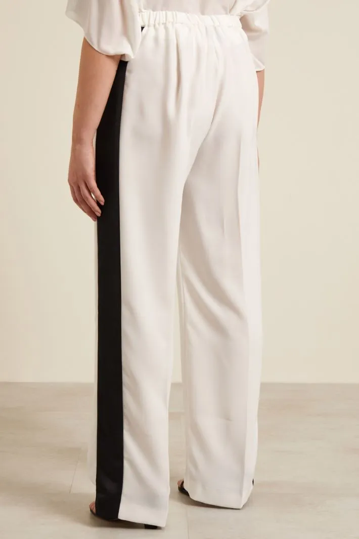 Pantaloni a palazzo smoking