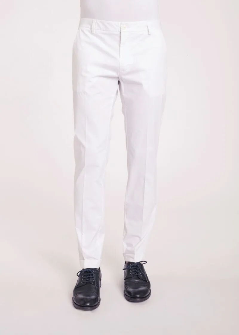 Pantaloni classici in cotone