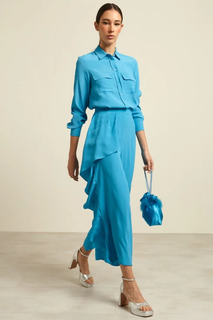 Pantaloni con volant