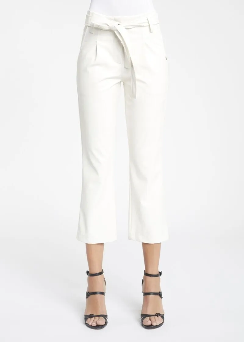 Pantaloni effetto pelle