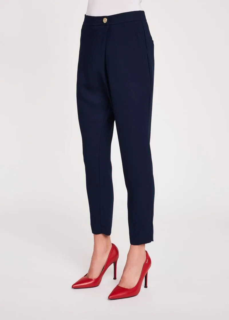Pantaloni in envers satin