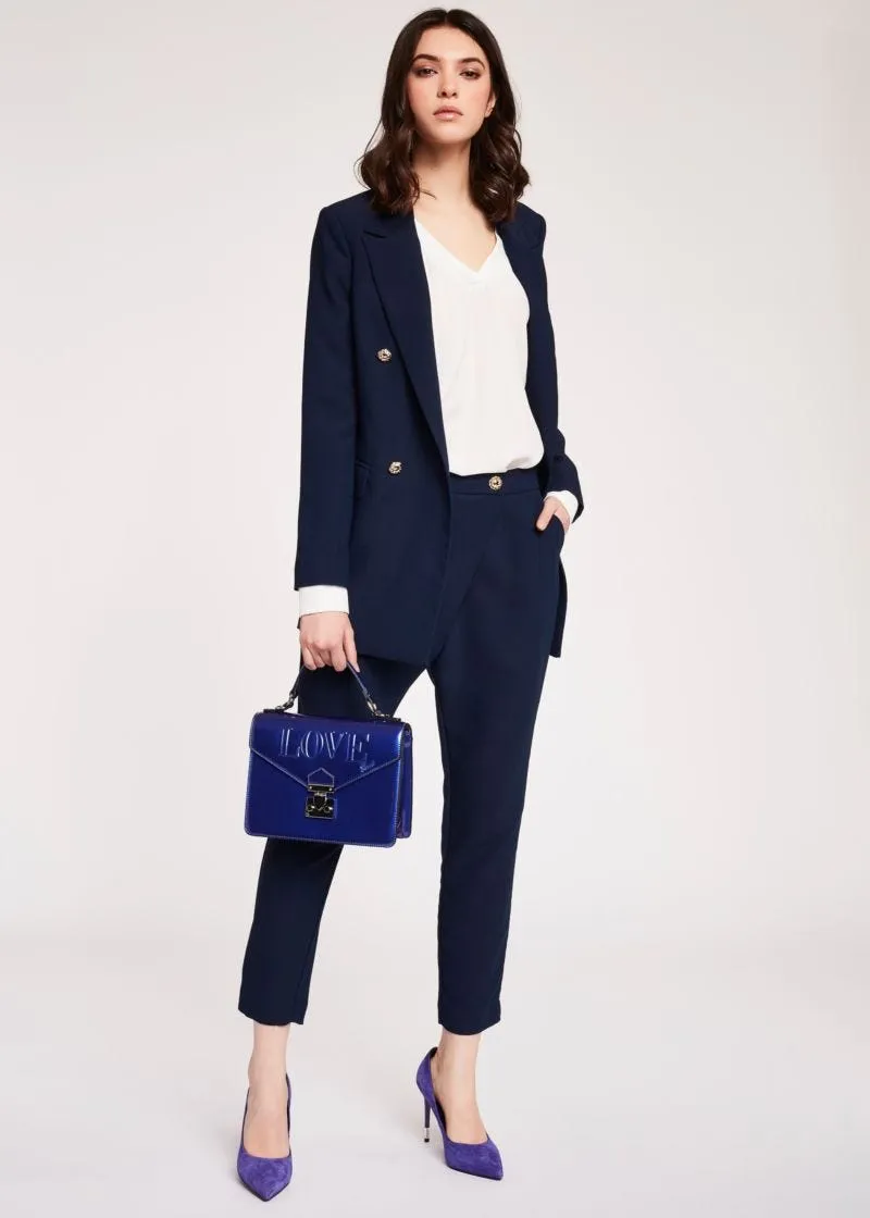 Pantaloni in envers satin