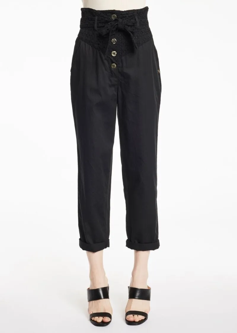 Pantaloni in popeline