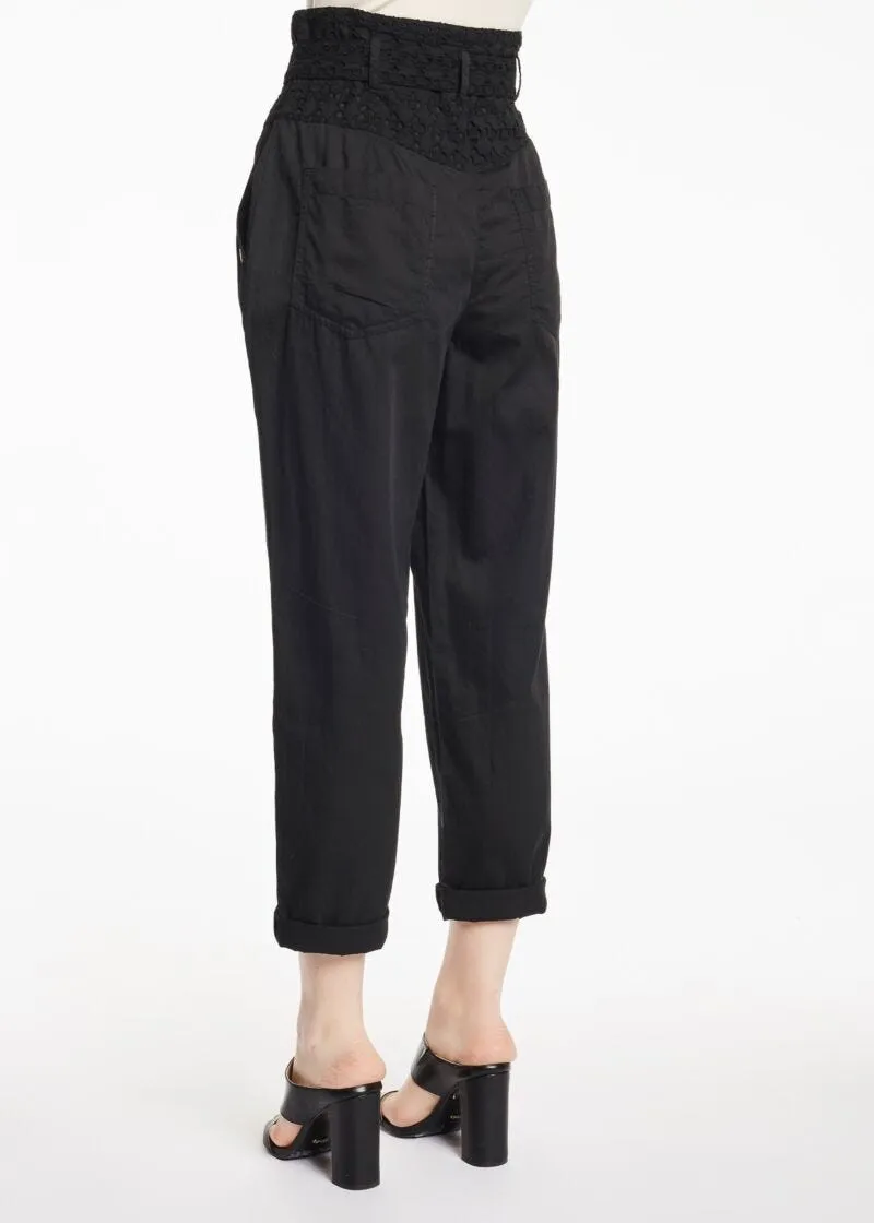 Pantaloni in popeline