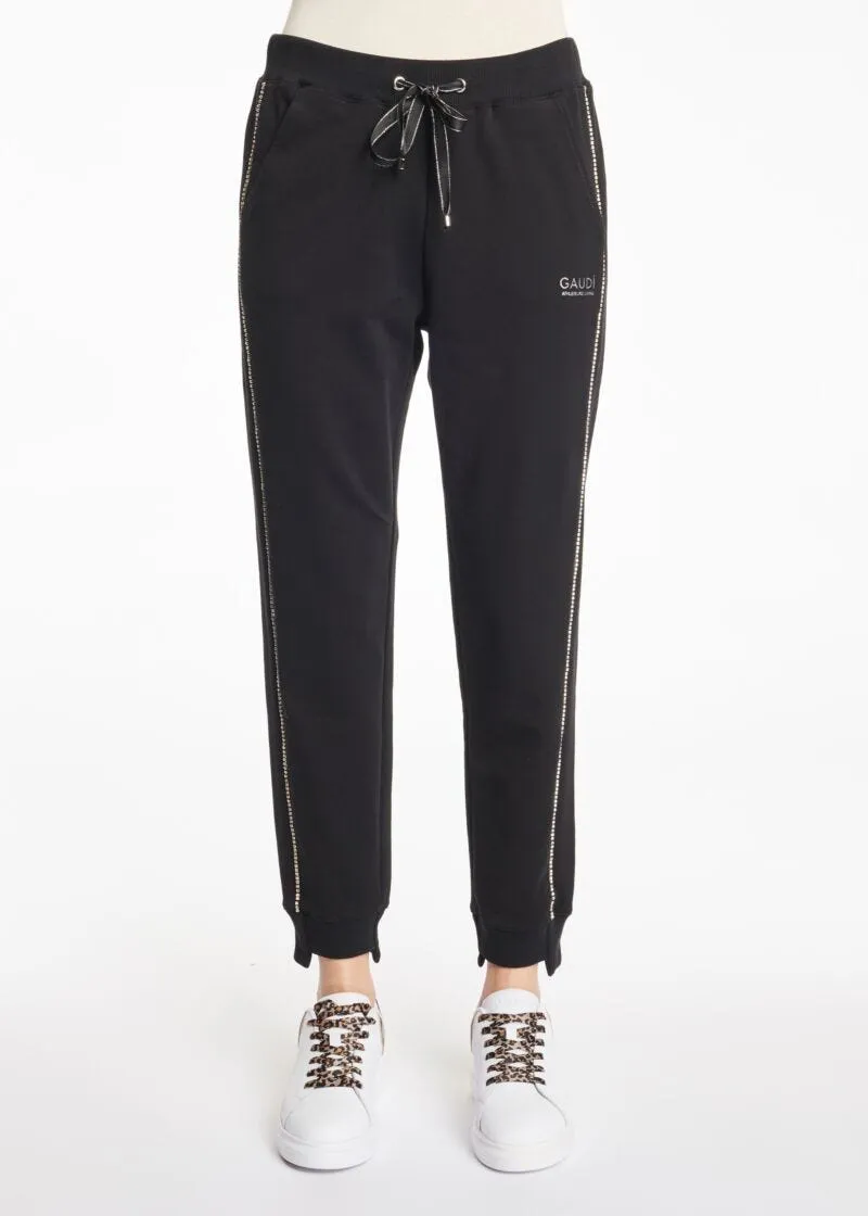 Pantaloni jogging in felpa