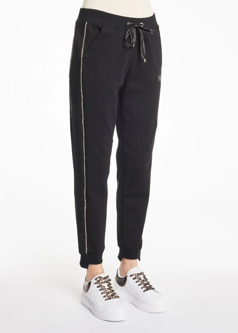Pantaloni jogging in felpa