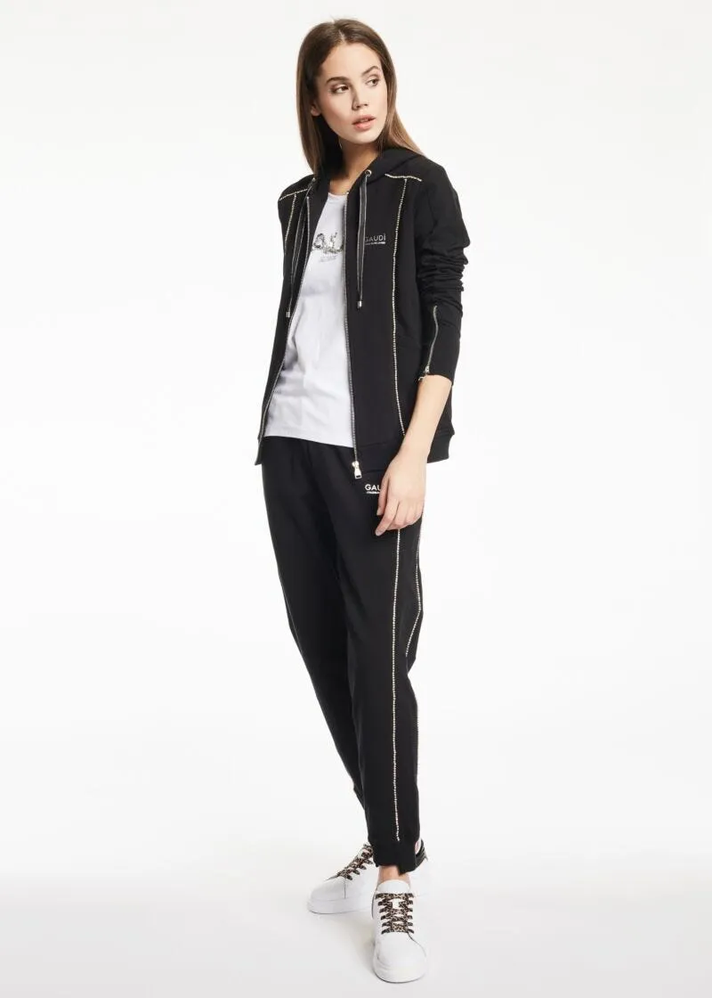 Pantaloni jogging in felpa