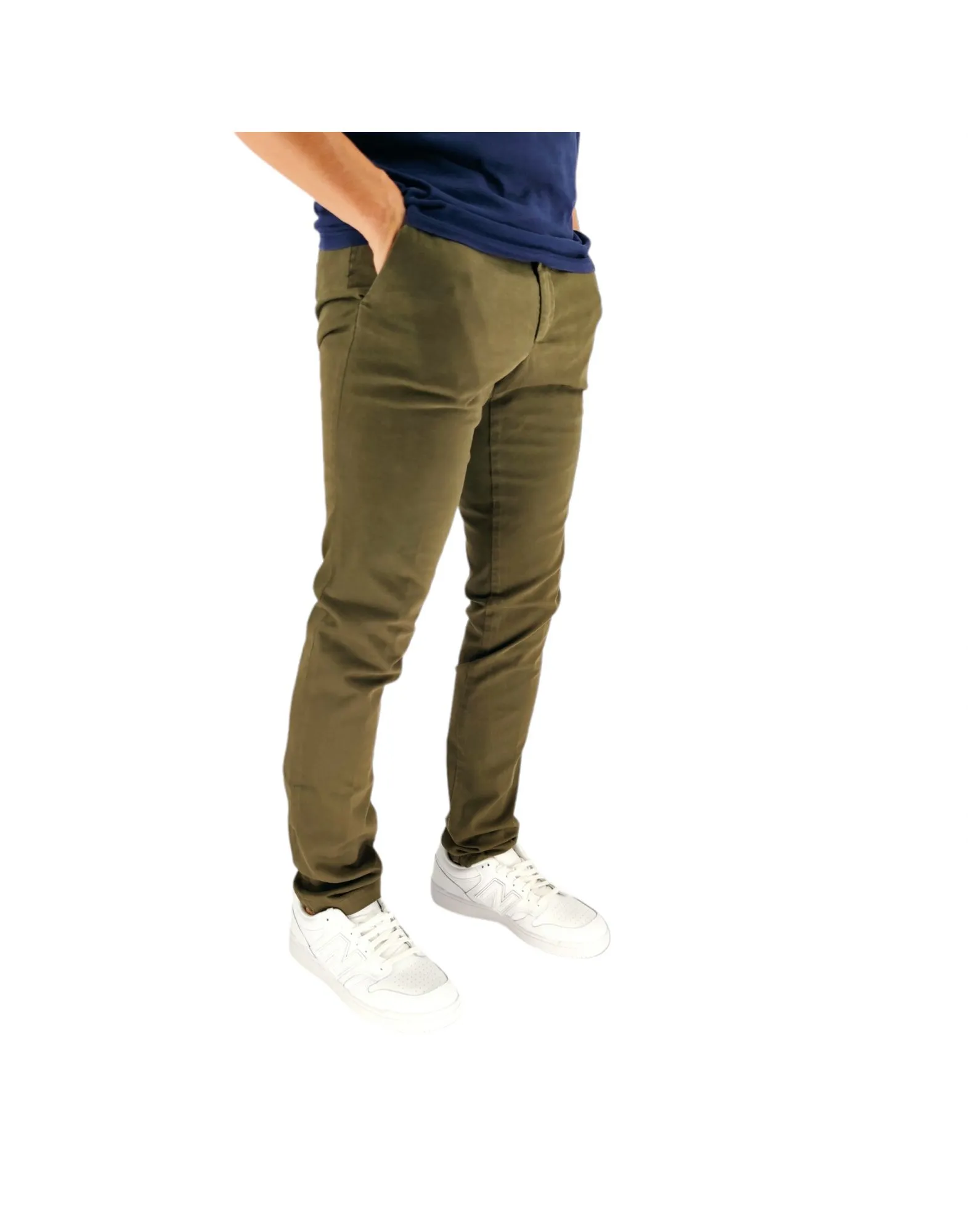 Pantaloni Millard Cigarette Uomo Military Green