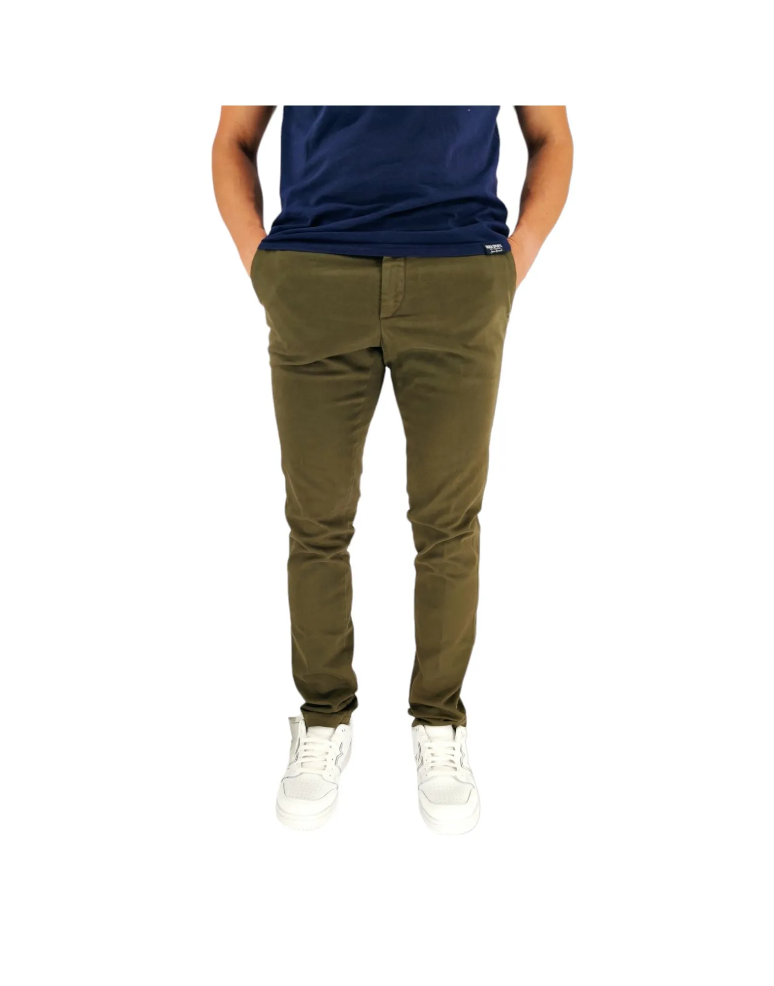 Pantaloni Millard Cigarette Uomo Military Green