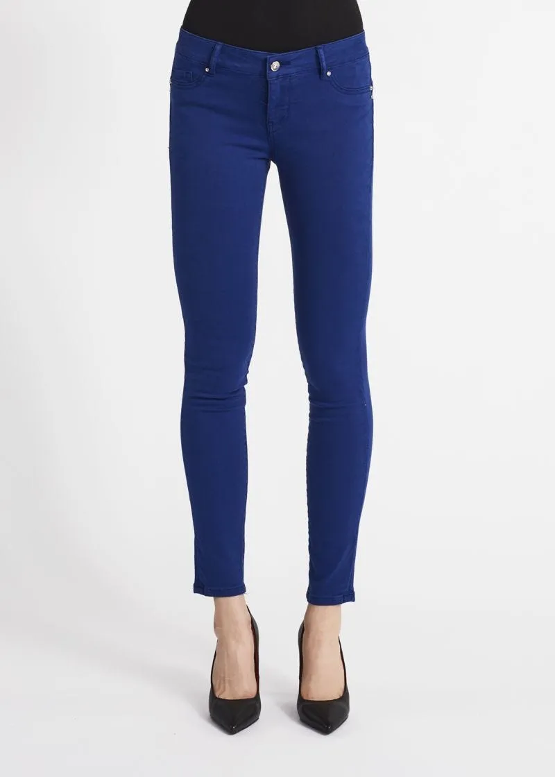 Pantaloni slim in cotone stretch