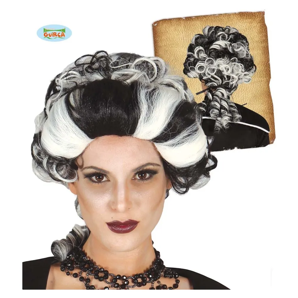 Parrucca Vampiro Contessa Marchesa Travestimenti Accessori Carnevale