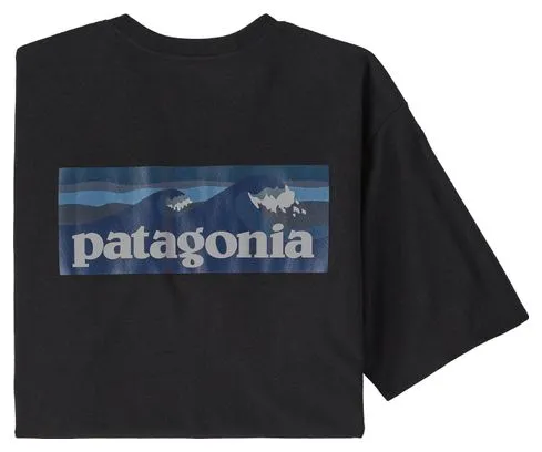 Patagonia Boardshort Logo Pocket T-Shirt Black