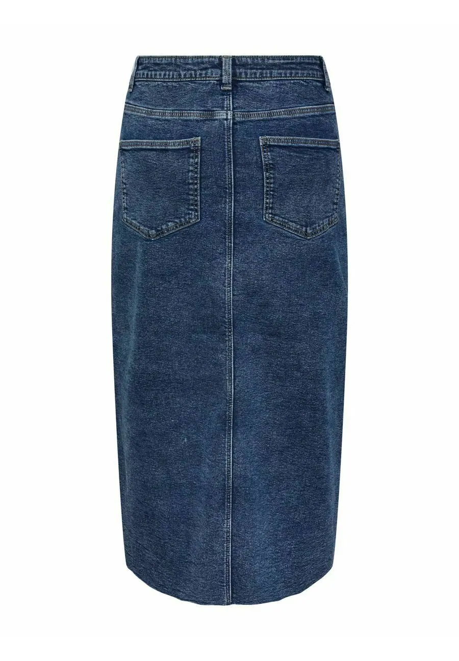 PCJESSIE MIDI SKIRT - Gonna di jeans