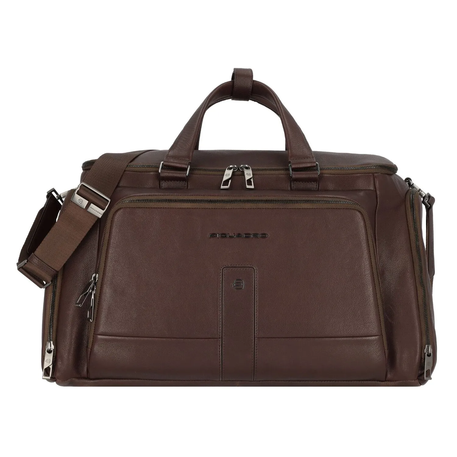 Piquadro Carl borsa da viaggio in pelle 51 cm scomparto per laptop