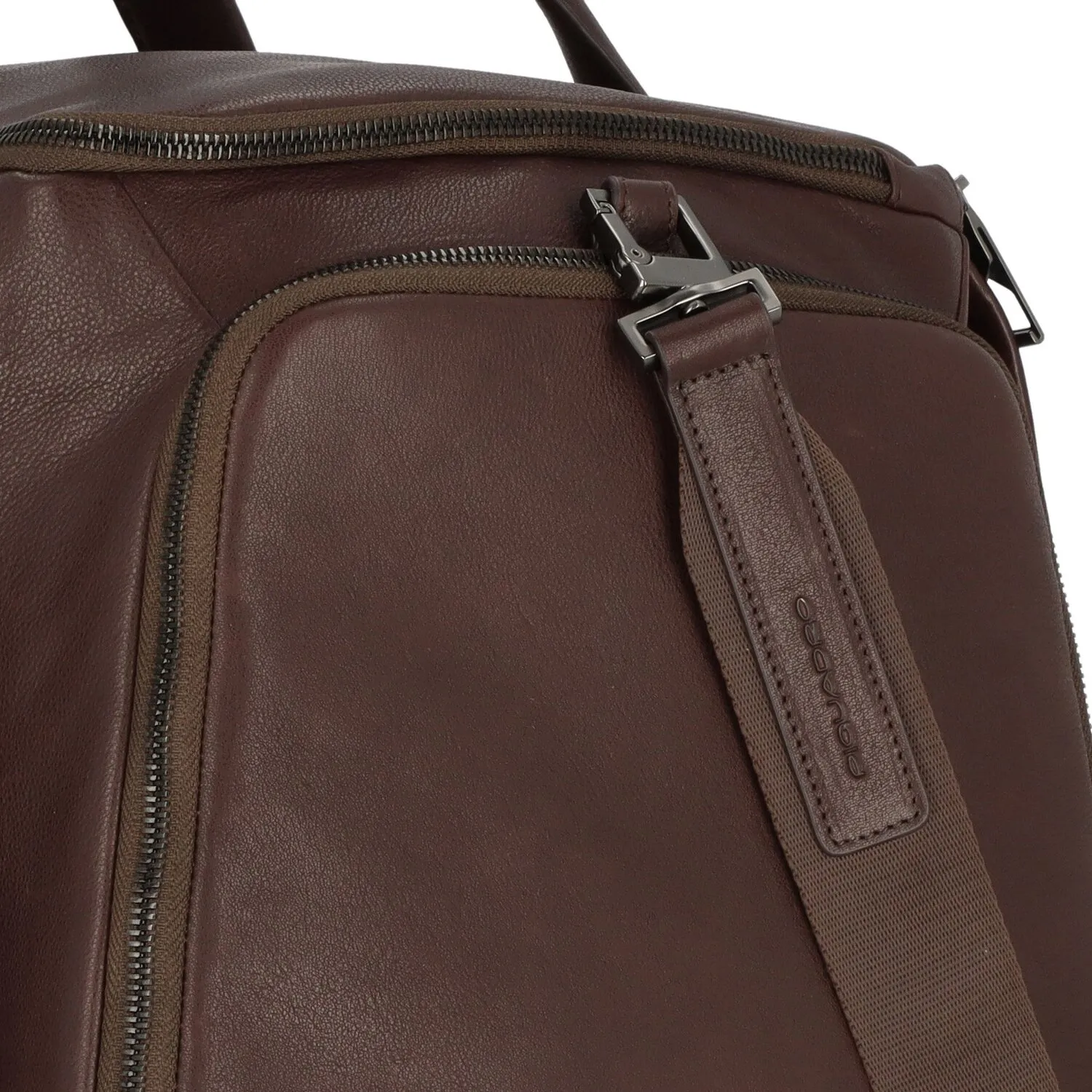 Piquadro Carl borsa da viaggio in pelle 51 cm scomparto per laptop