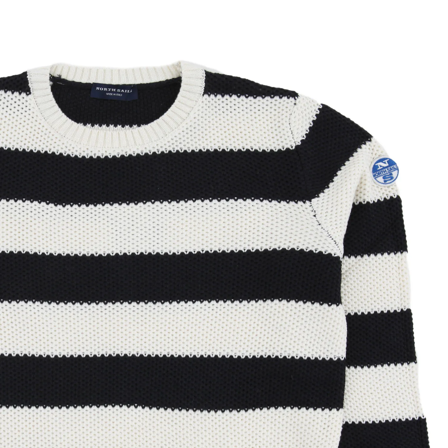 Pullover Bambino A Righe Bianche E Nere