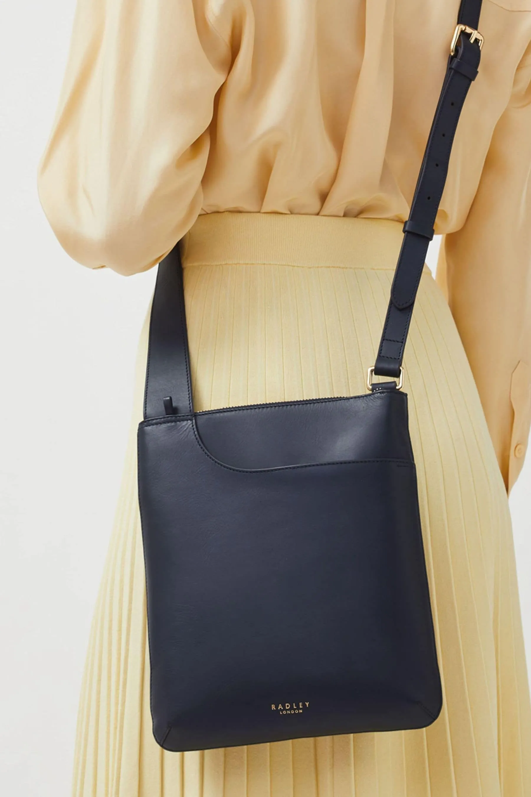 Radley London - Blu - Pockets - Icon - Borsa a tracolla media con zip Borsa