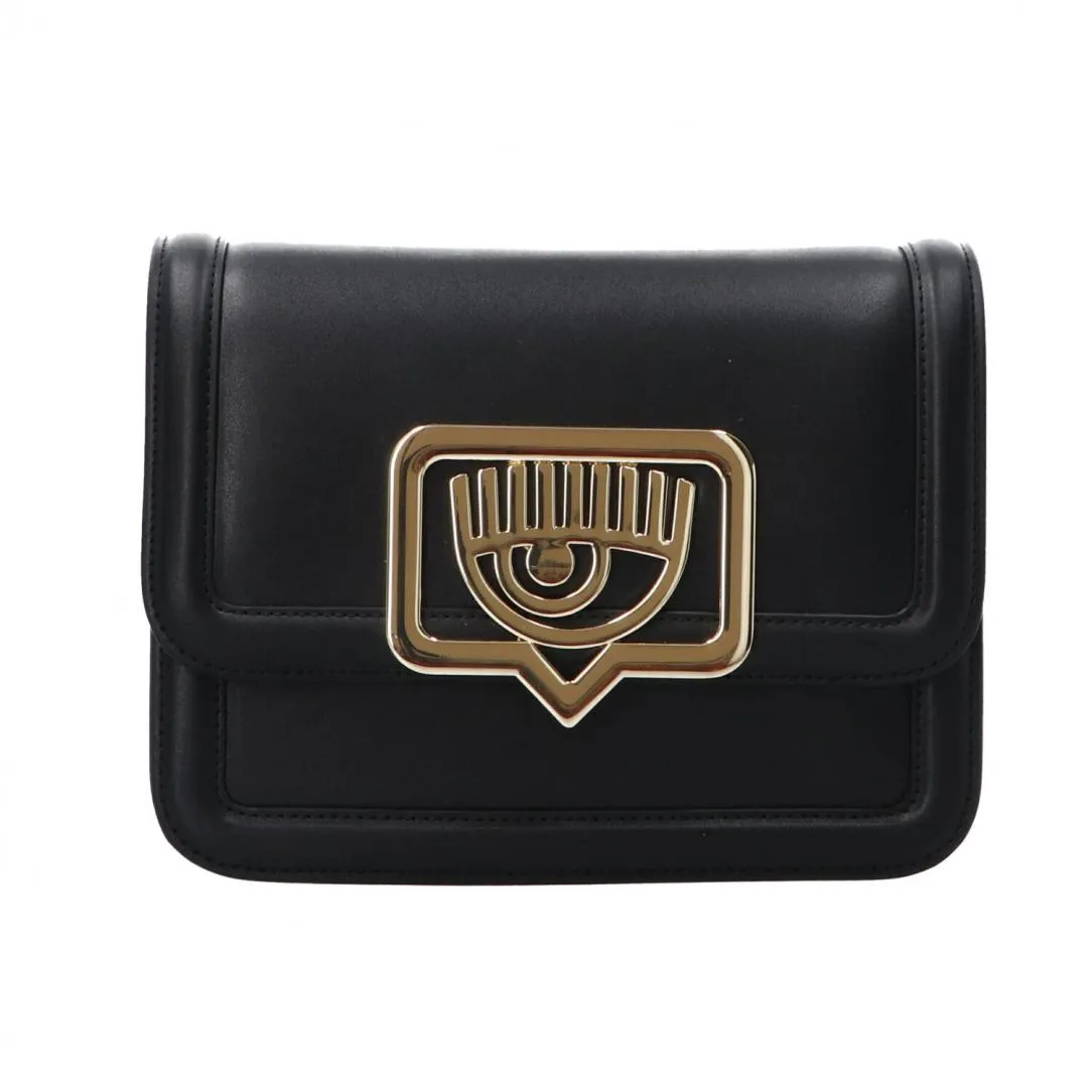 Range B Logo eyelike buckle Nero