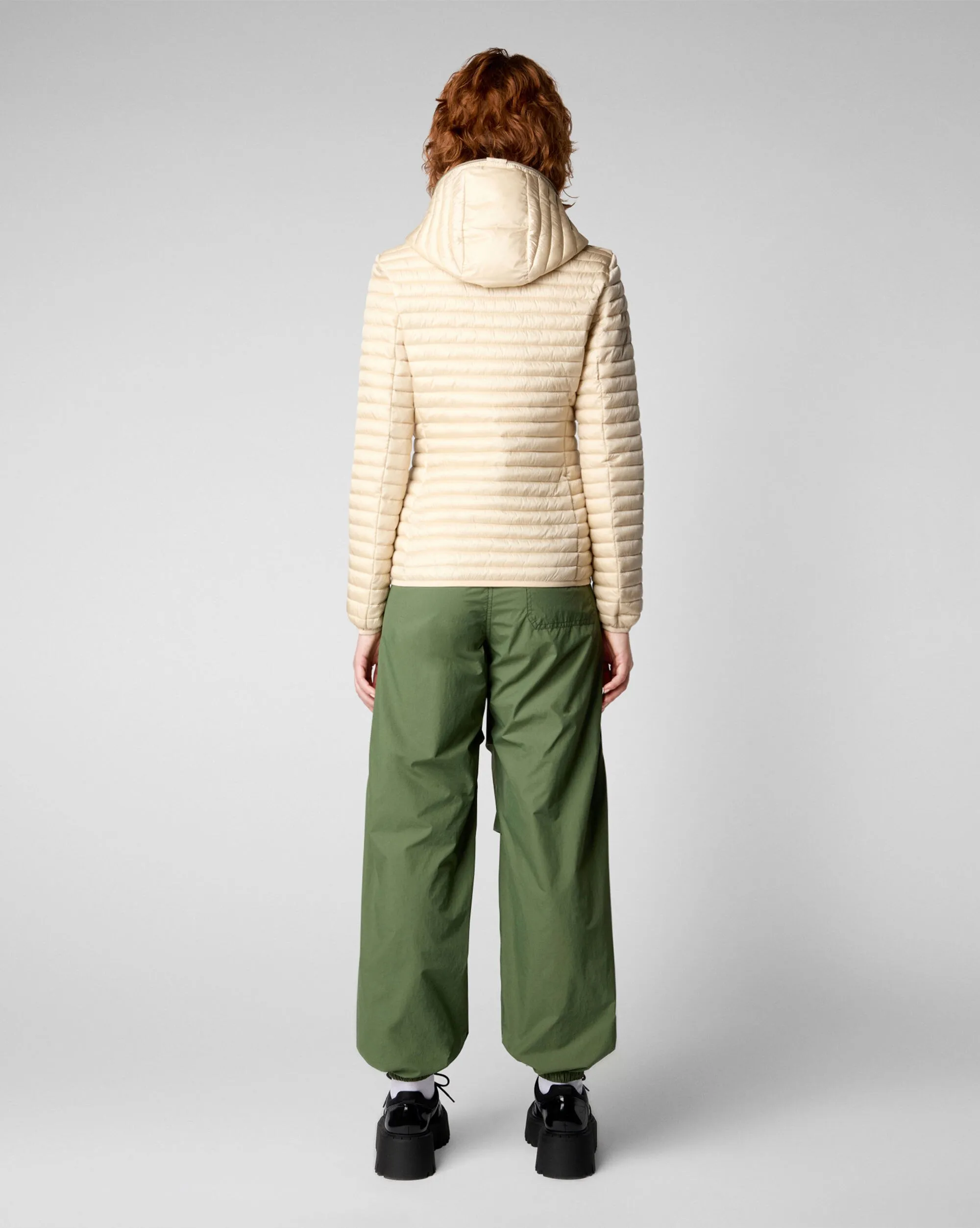 Save The Duck Giacca Bomber Con Cappuccio Alexa Marrone Donna