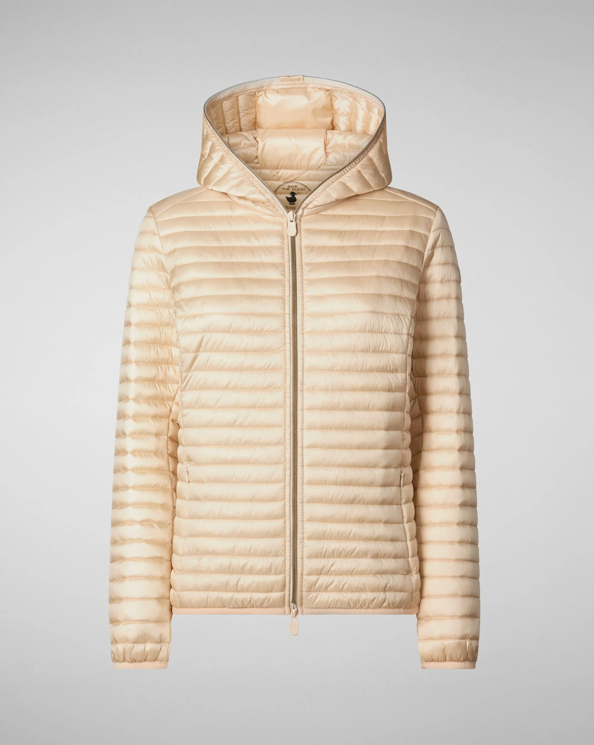 Save The Duck Giacca Bomber Con Cappuccio Alexa Marrone Donna