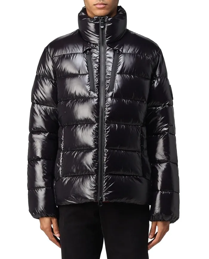 SAVE THE DUCK Piumino Uomo D30817M Mitch A-EE Impermeabile Eco 10000 BLACK
