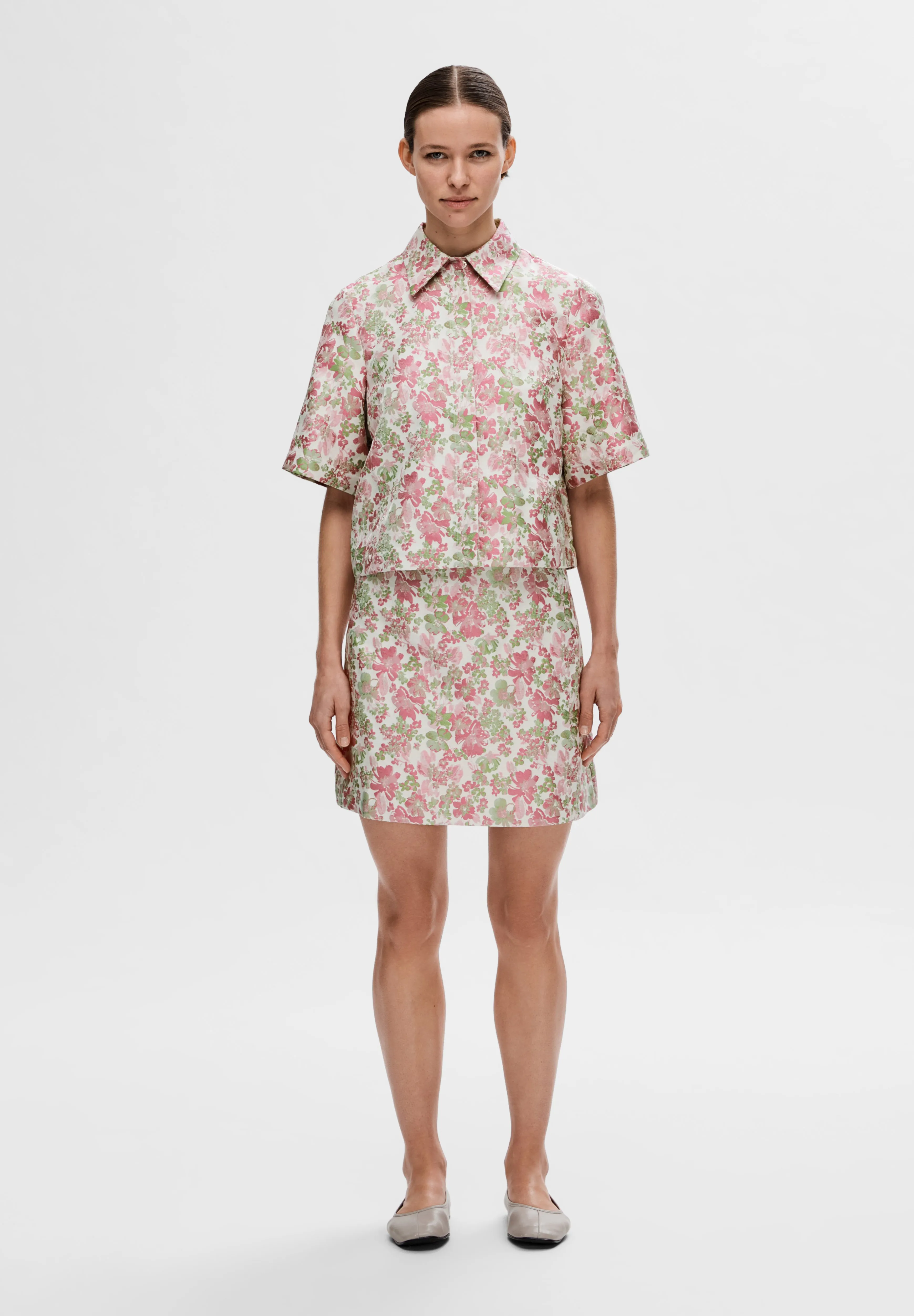 SLFARISA SHORT SKIRT - Gonna a campana