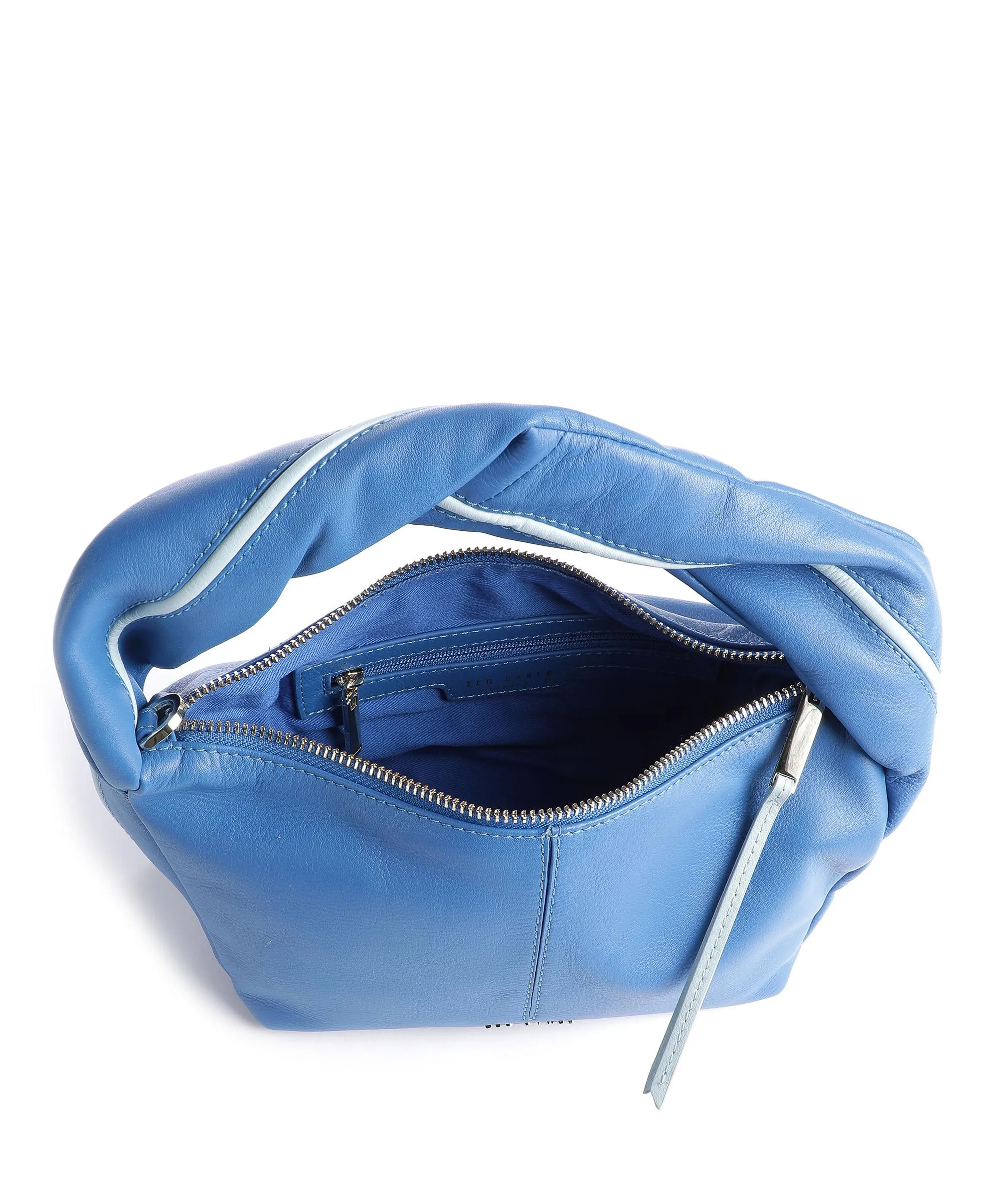  Ted Baker Nikaya Borsa a tracolla pelle di vacchetta finemente grana blu  