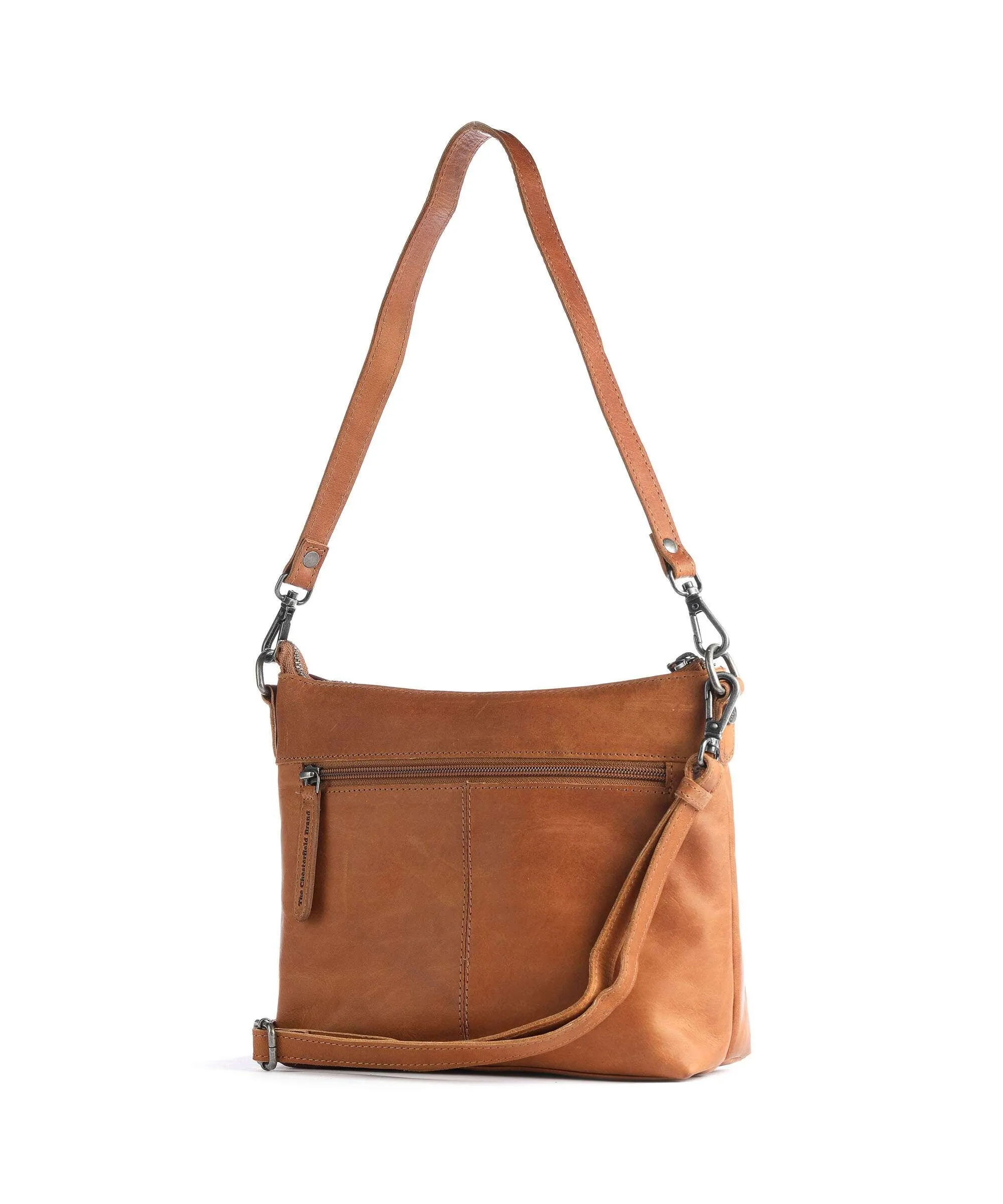  The Chesterfield Brand Faro Borsa a spalla pelle di vacchetta pull-up cognac  