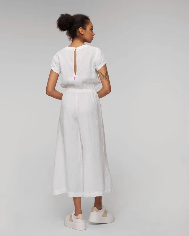 Tuta bianca in lino da donna Deha