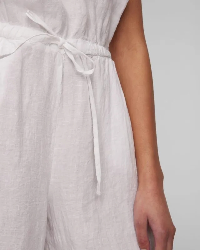 Tuta bianca in lino da donna Deha