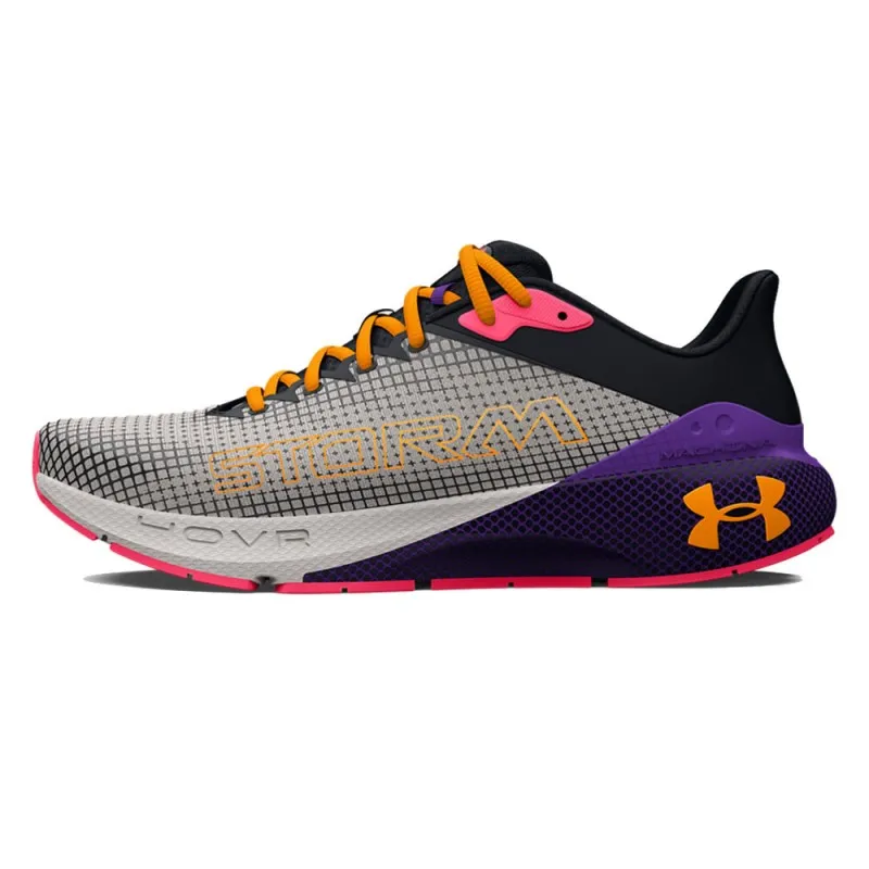 Under Armour Machina Storm Bianco Viola Nero - Scarpe Running Donna
