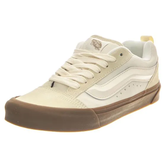 Vans Knu Skool Marshmallow / Lig - Scarpe Profilo Basso Uomo Bianche    