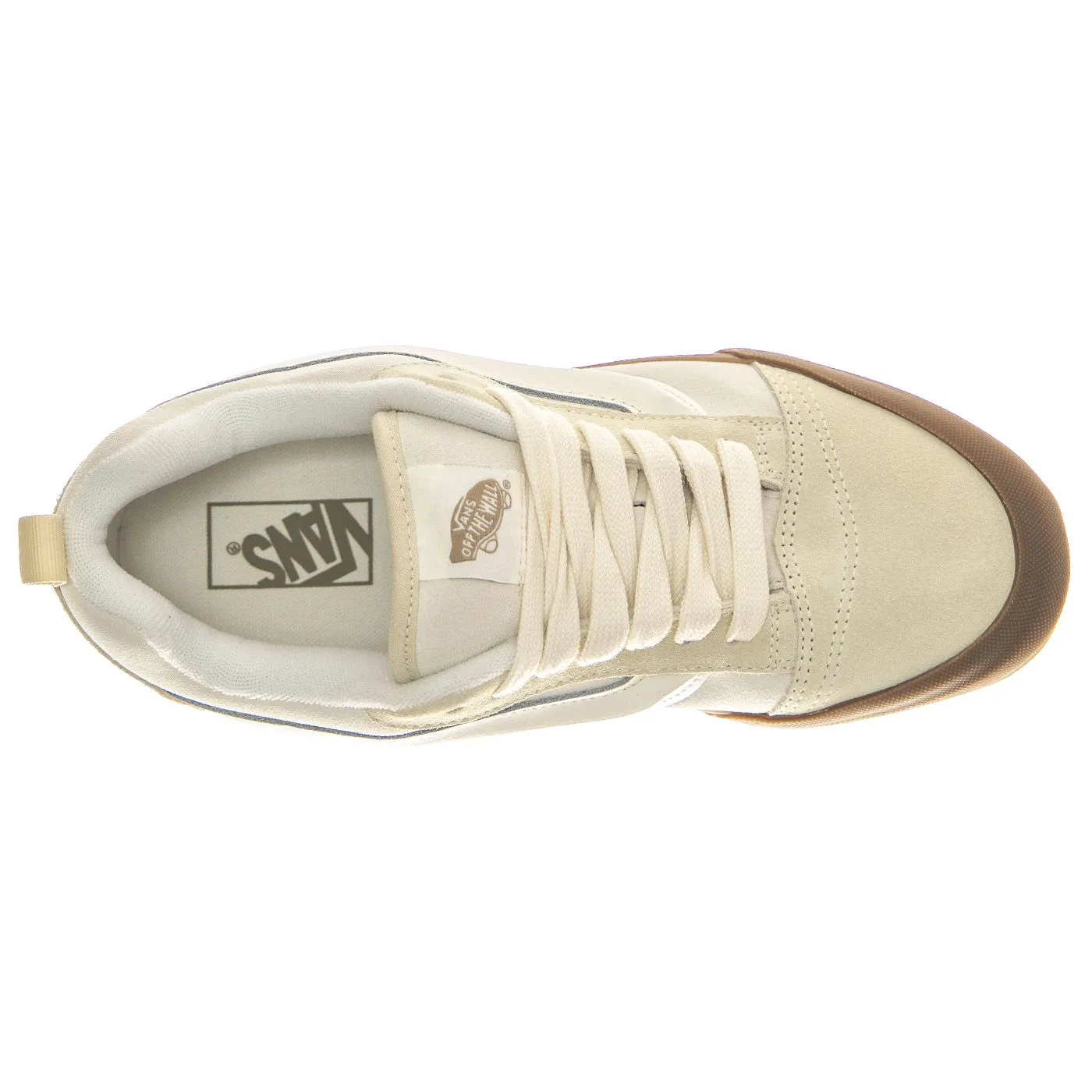 Vans Knu Skool Marshmallow / Lig - Scarpe Profilo Basso Uomo Bianche    