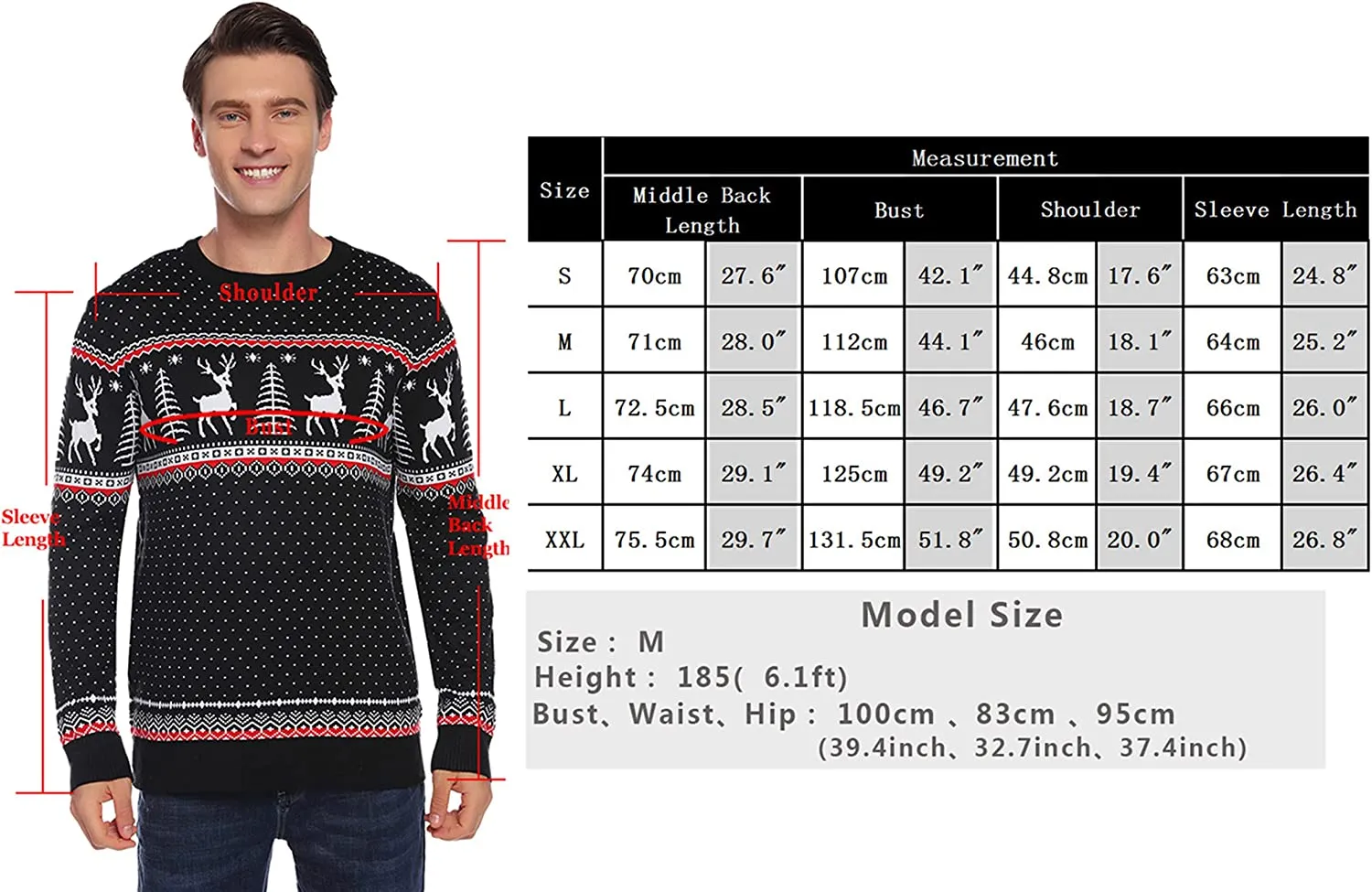 Wayleb Maglione Natalizio Famiglia Donna Maglioni Natalizi Unisex Uomo Maglione Natale Coppia Felpa Ragazza Sweatshirt Pullover 