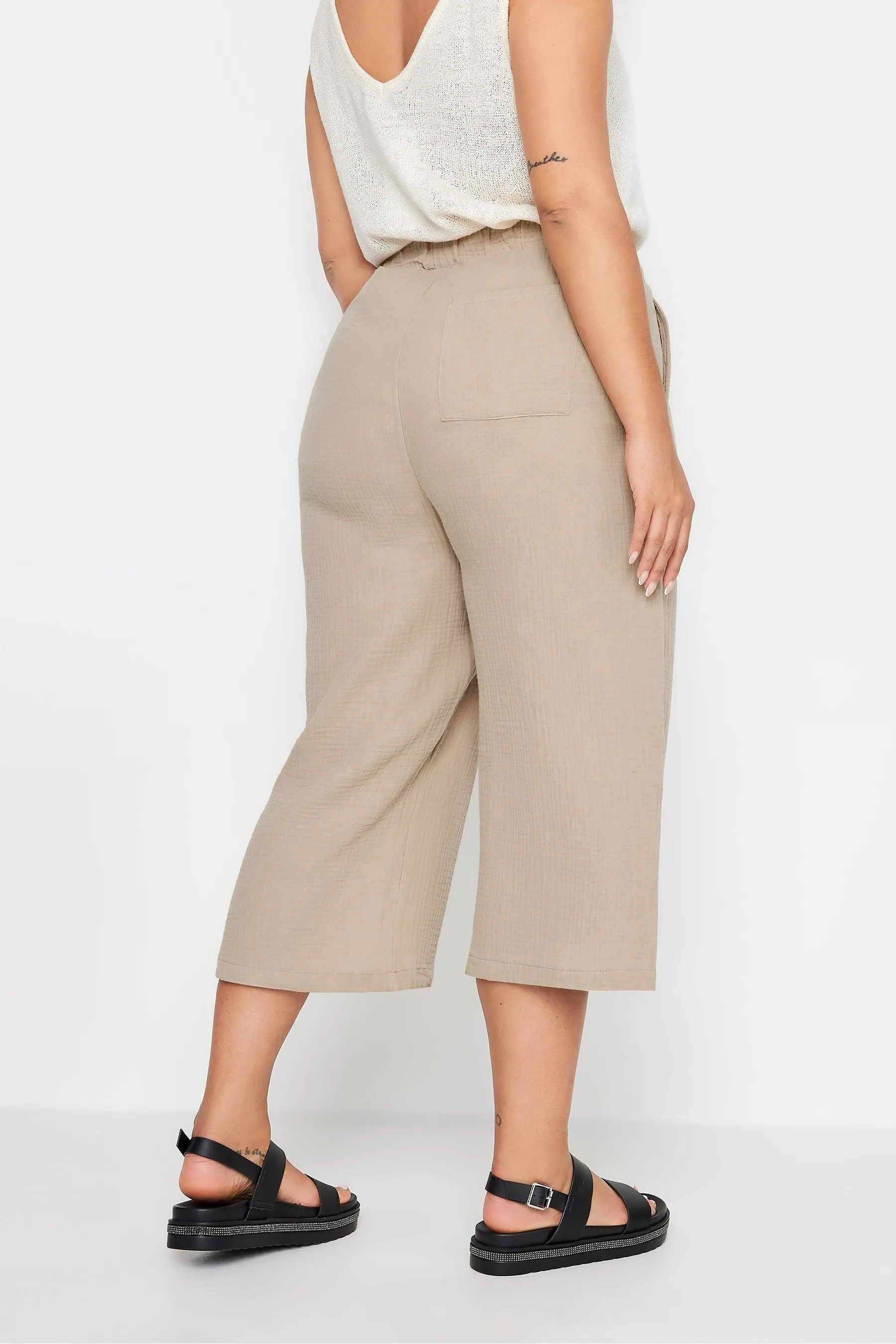 Yours Curve - Gonna pantalone in mussola